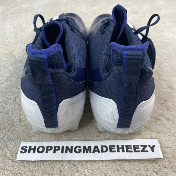 [US 15] adidas ADIZERO SCORCH 2 Iridescent Football Cleats Shoes Navy Blue White main image 8